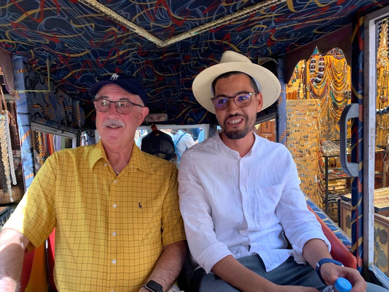 Exploring Moroccan heritage and historic architecture with travelers
